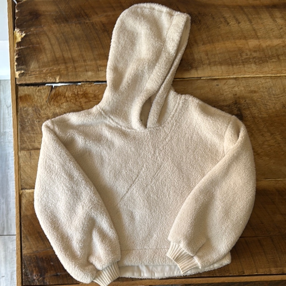 Cozy Beige Hooded Sweater
